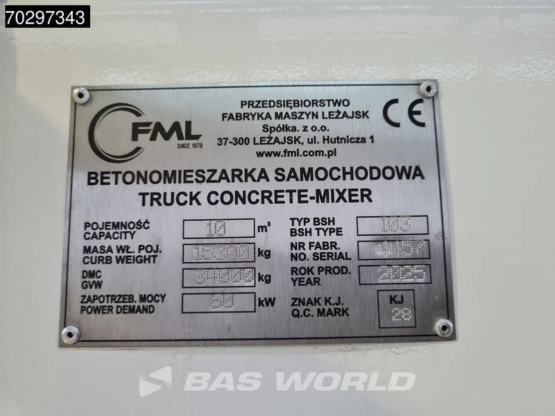 New Concrete mixer truck Iveco T-WAY 410 8X4 NEW! 10M3 FML Mixer Full Steel Suspension Automatic Euro 6: picture 18 New Concrete mixer truck Iveco T-WAY 410 8X4 NEW! 10M3 FML Mixer Full Steel Suspension Automatic Euro 6: picture 18