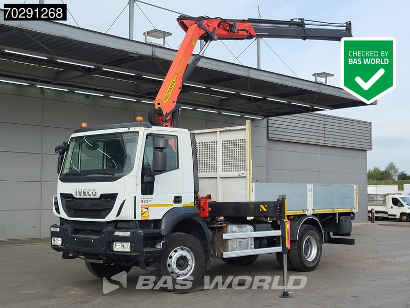 Iveco Trakker 310 4X2 Palfinger PK14002 EH Crane Kran Rotator Steelsuspension Big-Axle Manual Euro 6 - Dropside/ Flatbed truck, Crane truck: picture 1 Iveco Trakker 310 4X2 Palfinger PK14002 EH Crane Kran Rotator Steelsuspension Big-Axle Manual Euro 6 - Dropside/ Flatbed truck, Crane truck: picture 1