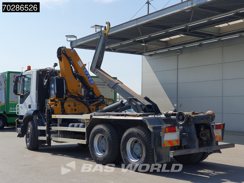 Hook lift truck, Crane truck Iveco Trakker 410 6X4 Effer CRANE 175/2S Manual 20 Tonnes EEV: picture 8