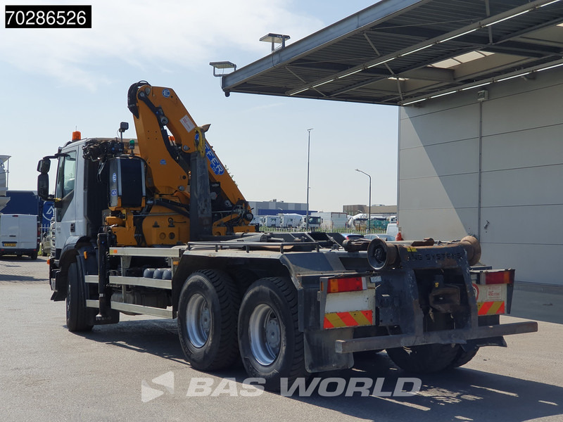 Hook lift truck, Crane truck Iveco Trakker 410 6X4 Effer CRANE 175/2S Manual 20 Tonnes EEV: picture 14