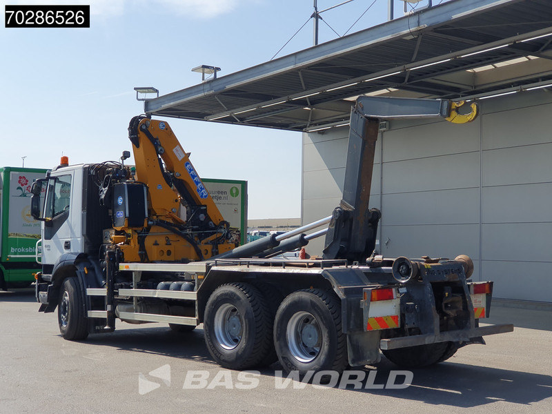 Hook lift truck, Crane truck Iveco Trakker 410 6X4 Effer CRANE 175/2S Manual 20 Tonnes EEV: picture 12
