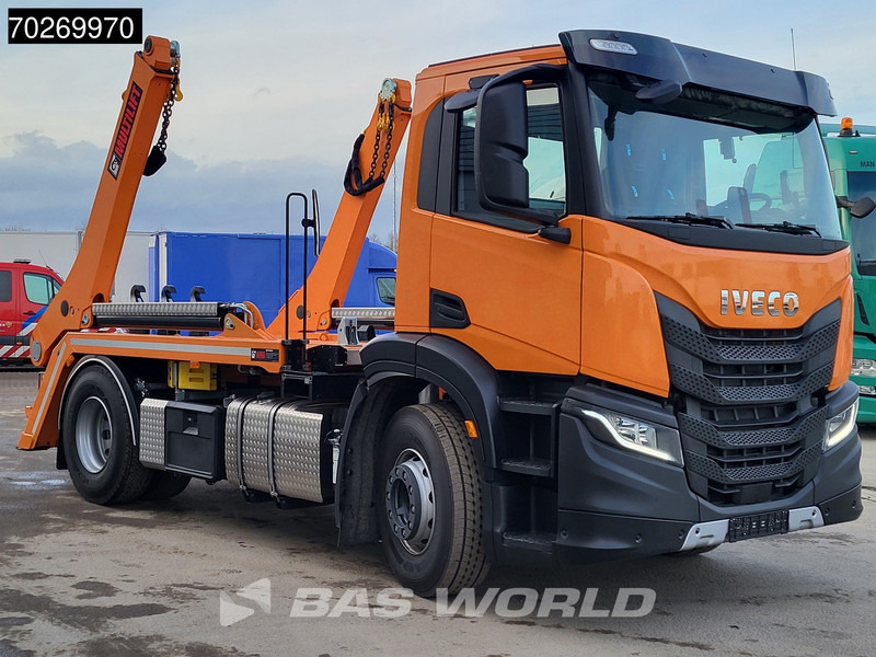 New Skip loader truck Iveco X-Way 360 4X2 NEW! HIAB 12tons skiploader Automatic Euro 6: picture 9