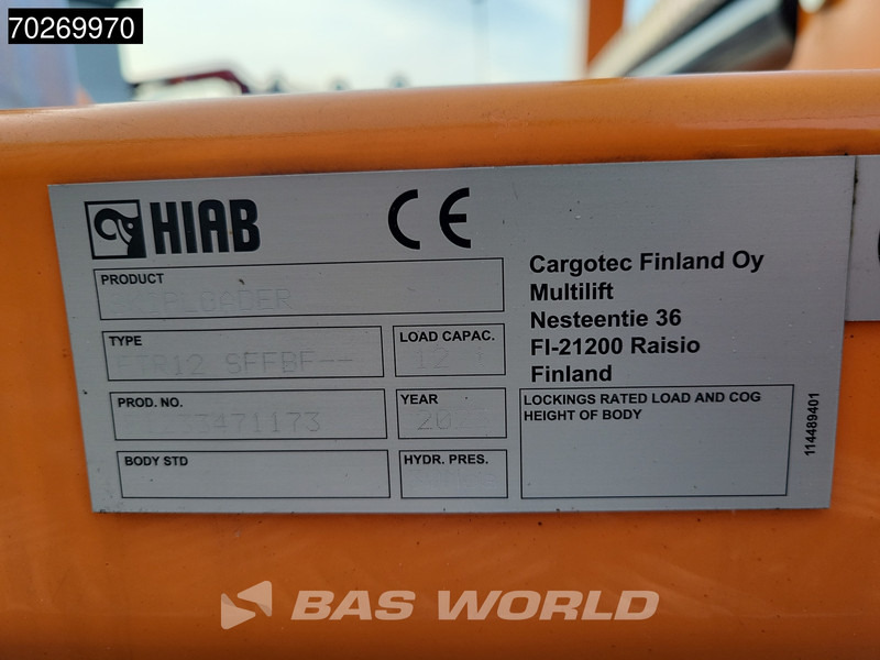 New Skip loader truck Iveco X-Way 360 4X2 NEW! HIAB 12tons skiploader Automatic Euro 6: picture 18