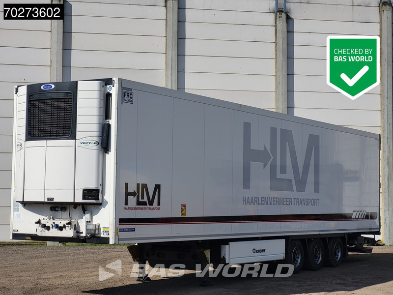 Krone Carrier Vector 1550 Tailgate TUV 11/25 Liftachse Bloemenbreed - Refrigerator semi-trailer: picture 1 Krone Carrier Vector 1550 Tailgate TUV 11/25 Liftachse Bloemenbreed - Refrigerator semi-trailer: picture 1