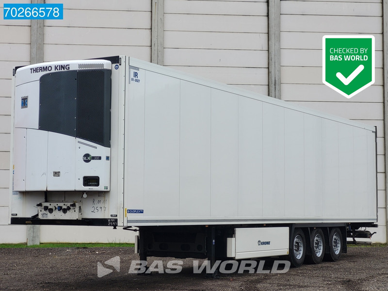Krone SD Doppelstock Blumenbreit Liftachse Palettenkasten - Refrigerator semi-trailer: picture 1 Krone SD Doppelstock Blumenbreit Liftachse Palettenkasten - Refrigerator semi-trailer: picture 1