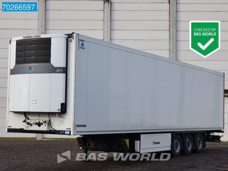 Krone Thermo King A400 Doppelstock Blumenbreit Liftachse Palettenkasten - Refrigerator semi-trailer: picture 1 Krone Thermo King A400 Doppelstock Blumenbreit Liftachse Palettenkasten - Refrigerator semi-trailer: picture 1