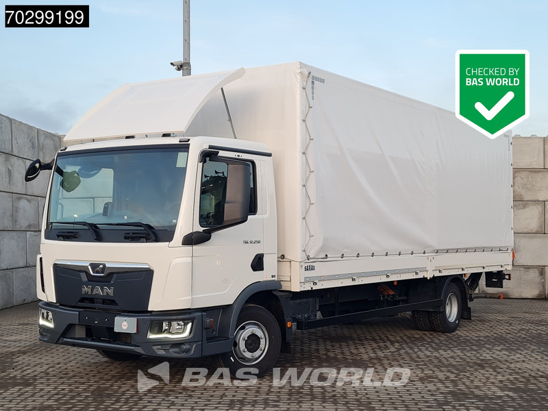 MAN TGL 12.250 4X2 12tonner 1500kg Ladebordwand Automatic Cruise Control Euro 6 - Curtainsider truck: picture 1 MAN TGL 12.250 4X2 12tonner 1500kg Ladebordwand Automatic Cruise Control Euro 6 - Curtainsider truck: picture 1