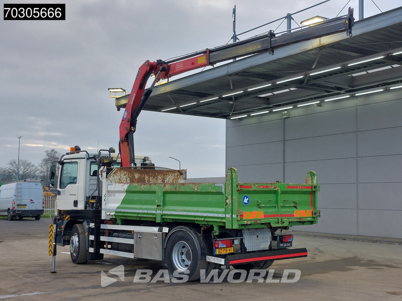 MAN TGM 18.290 4X2 HMF1035-K2 Crane Kran 6m3 3-side tipper Automatic Euro 5 - Tipper, Crane truck: picture 2 MAN TGM 18.290 4X2 HMF1035-K2 Crane Kran 6m3 3-side tipper Automatic Euro 5 - Tipper, Crane truck: picture 2