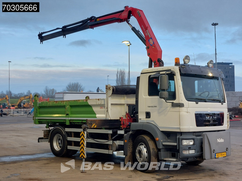 MAN TGM 18.290 4X2 HMF1035-K2 Crane Kran 6m3 3-side tipper Automatic Euro 5 - Tipper, Crane truck: picture 3 MAN TGM 18.290 4X2 HMF1035-K2 Crane Kran 6m3 3-side tipper Automatic Euro 5 - Tipper, Crane truck: picture 3