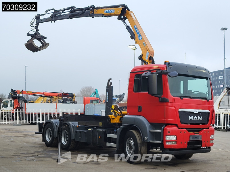 MAN TGS 26.400 TGS 6X4 Effer 155 Crane + Hooklift Full Steel Euro 5 - Hook lift truck, Crane truck: picture 3 MAN TGS 26.400 TGS 6X4 Effer 155 Crane + Hooklift Full Steel Euro 5 - Hook lift truck, Crane truck: picture 3