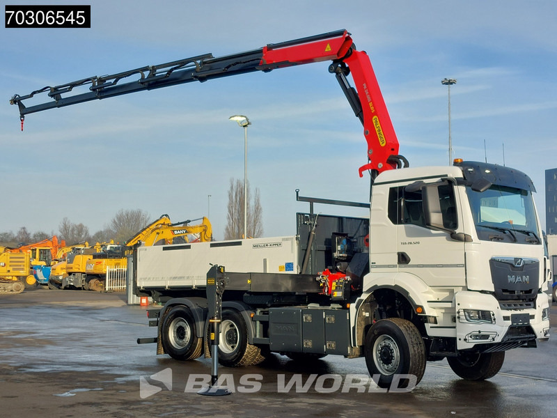 MAN TGS 28.520 6X4 NEW Palfinger PK24001 SLD 5 Kran 2-way tipper Retarder Lift+Steering Axle - Tipper, Crane truck: picture 3 MAN TGS 28.520 6X4 NEW Palfinger PK24001 SLD 5 Kran 2-way tipper Retarder Lift+Steering Axle - Tipper, Crane truck: picture 3