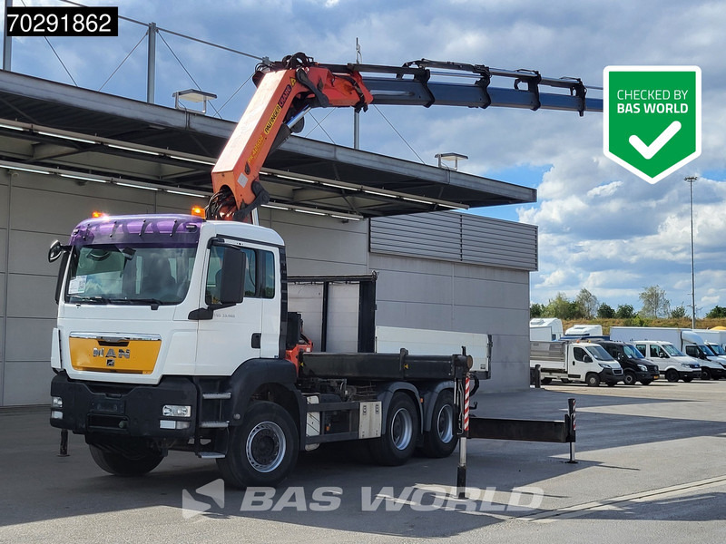 MAN TGS 33.480 6X4 Palfinger PK42505 Crane Fifth wheel Retarder Big-Axle Manual Euro 5 - Dropside/ Flatbed truck, Crane truck: picture 1 MAN TGS 33.480 6X4 Palfinger PK42505 Crane Fifth wheel Retarder Big-Axle Manual Euro 5 - Dropside/ Flatbed truck, Crane truck: picture 1