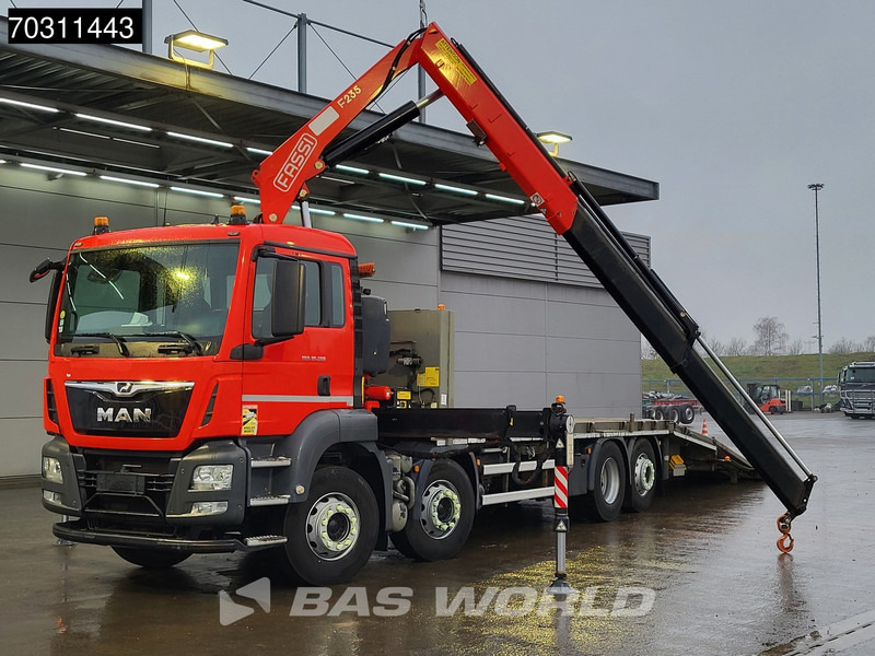 MAN TGS 35.360 8X2 Fassi F235A.0.22 Kran Crane Machine transporter Hydraulic ramp Lift-Asche Euro 6 - Dropside/ Flatbed truck, Crane truck: picture 5 MAN TGS 35.360 8X2 Fassi F235A.0.22 Kran Crane Machine transporter Hydraulic ramp Lift-Asche Euro 6 - Dropside/ Flatbed truck, Crane truck: picture 5