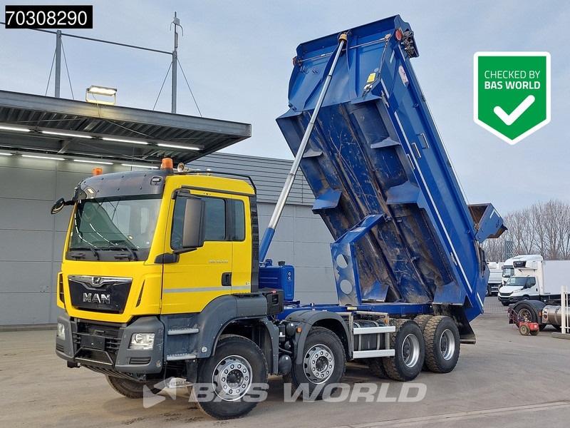MAN TGS 35.430 8X4 15m3 CIF Bennes tipper Steel Suspension Big-Axle Automatic Euro 6 - Tipper: picture 1 MAN TGS 35.430 8X4 15m3 CIF Bennes tipper Steel Suspension Big-Axle Automatic Euro 6 - Tipper: picture 1