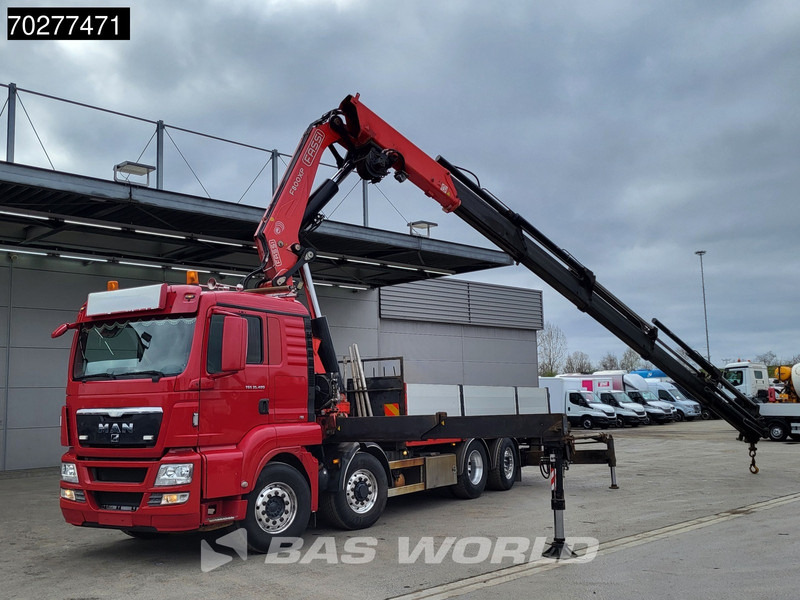 MAN TGS 35.480 8X4 Fassi F800BXP.28 Kran Crane Hydrodrive Lift-Lenkachse Euro 4 - Dropside/ Flatbed truck, Crane truck: picture 3 MAN TGS 35.480 8X4 Fassi F800BXP.28 Kran Crane Hydrodrive Lift-Lenkachse Euro 4 - Dropside/ Flatbed truck, Crane truck: picture 3