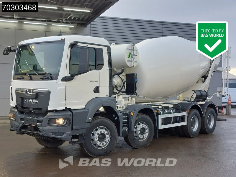 MAN TGS 41.440 8X4 NEW! 12m3 Stetter Mixer Big-Axle Steelsuspension Automatic Euro 6 - Concrete mixer truck: picture 1 MAN TGS 41.440 8X4 NEW! 12m3 Stetter Mixer Big-Axle Steelsuspension Automatic Euro 6 - Concrete mixer truck: picture 1