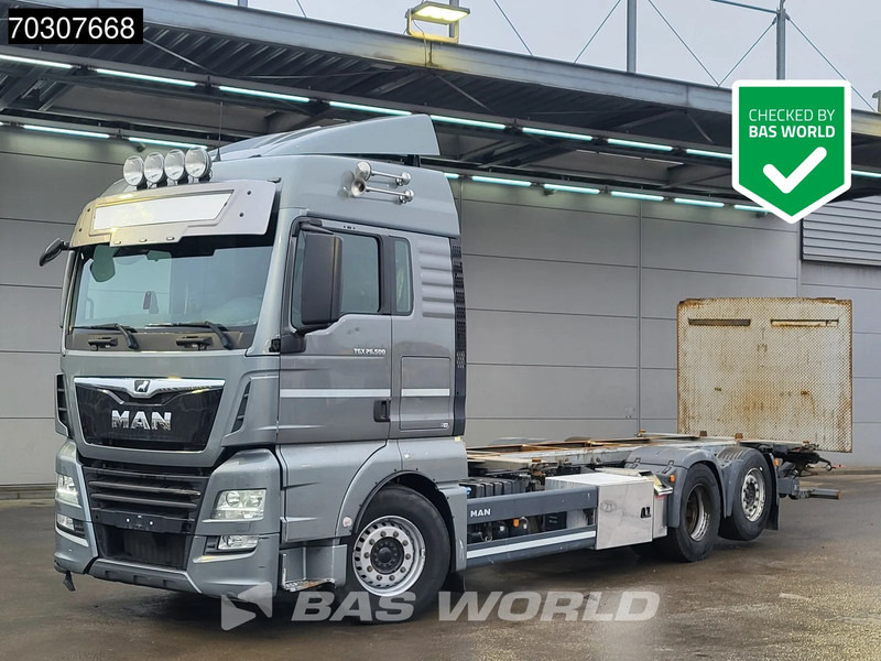 MAN TGX 26.500 TGX 6X2 BDF Full Air suspension Lift-Axle 2000kg Ladebordwand Automatic Euro 6 - Container transporter/ Swap body truck: picture 1 MAN TGX 26.500 TGX 6X2 BDF Full Air suspension Lift-Axle 2000kg Ladebordwand Automatic Euro 6 - Container transporter/ Swap body truck: picture 1