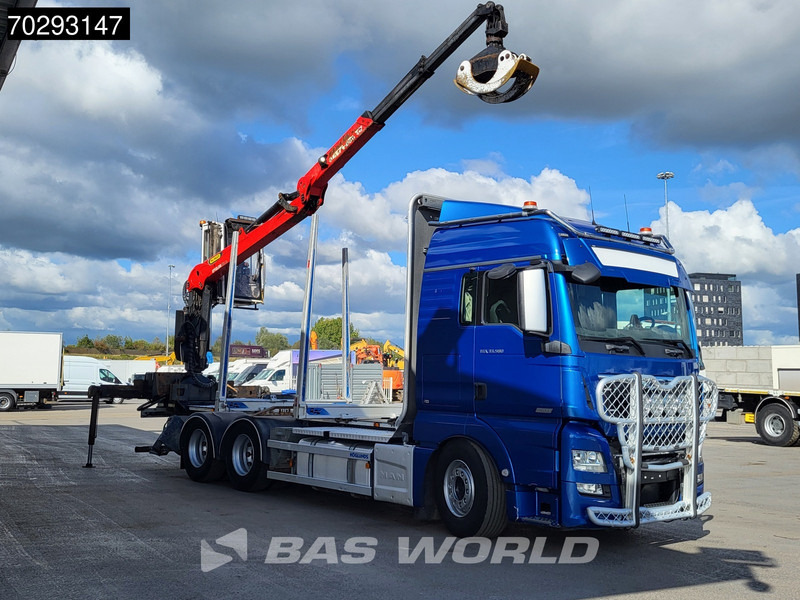 MAN TGX 33.580 TGX 6X4 Palfinger Epsilon Wood crane Holztransport Retarder Navi Xenon Euro 6 - Logging truck, Crane truck: picture 3 MAN TGX 33.580 TGX 6X4 Palfinger Epsilon Wood crane Holztransport Retarder Navi Xenon Euro 6 - Logging truck, Crane truck: picture 3