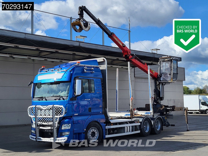 MAN TGX 33.580 TGX 6X4 Palfinger Epsilon Wood crane Holztransport Retarder Navi Xenon Euro 6 - Logging truck, Crane truck: picture 1 MAN TGX 33.580 TGX 6X4 Palfinger Epsilon Wood crane Holztransport Retarder Navi Xenon Euro 6 - Logging truck, Crane truck: picture 1