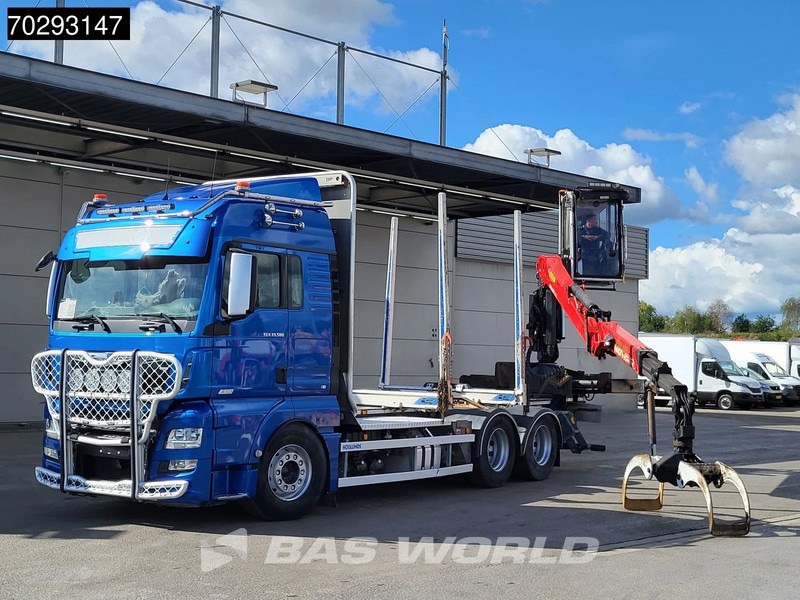 MAN TGX 33.580 TGX 6X4 Palfinger Epsilon Wood crane Holztransport Retarder Navi Xenon Euro 6 - Logging truck, Crane truck: picture 5 MAN TGX 33.580 TGX 6X4 Palfinger Epsilon Wood crane Holztransport Retarder Navi Xenon Euro 6 - Logging truck, Crane truck: picture 5