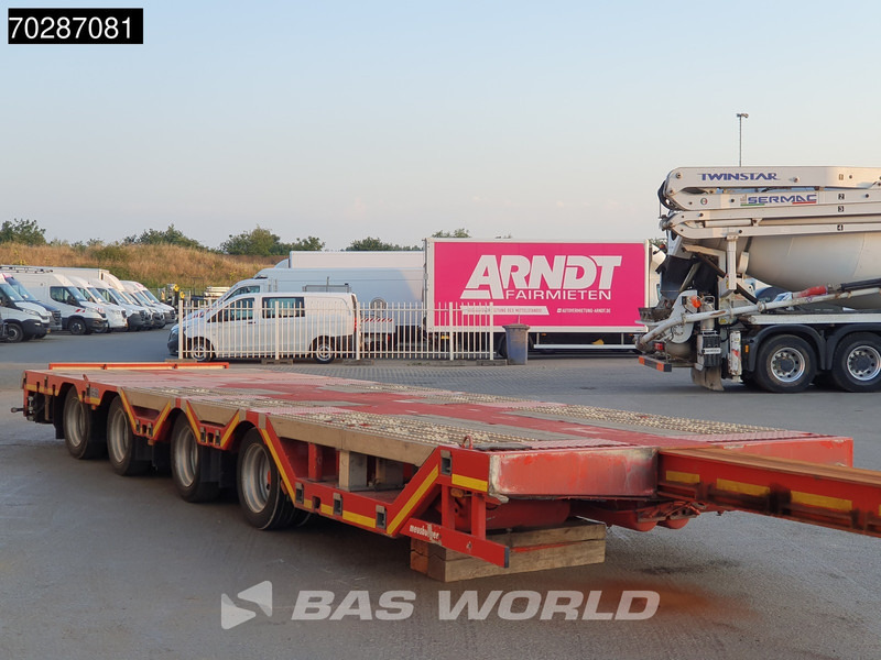 Low loader semi-trailer MEUSBURGER MTS-4 4 axles Extendable 7M 1xLift+2xLenkachse: picture 10