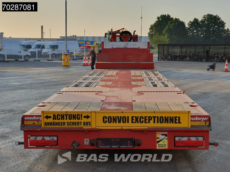 Low loader semi-trailer MEUSBURGER MTS-4 4 axles Extendable 7M 1xLift+2xLenkachse: picture 19