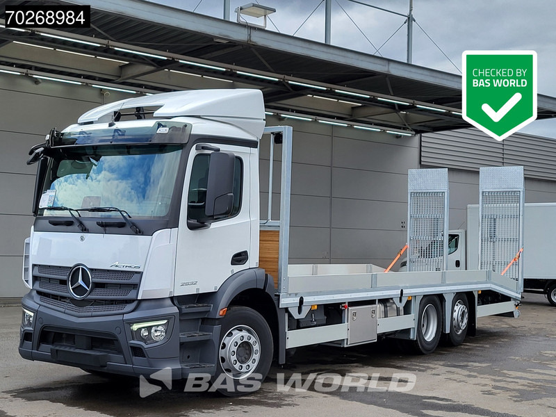 Mercedes-Benz Actros 2532 6X2 NEW! Machine tansporter Oprijwagen Lenkachse Navi Euro 6 - Autotransporter truck: picture 1 Mercedes-Benz Actros 2532 6X2 NEW! Machine tansporter Oprijwagen Lenkachse Navi Euro 6 - Autotransporter truck: picture 1