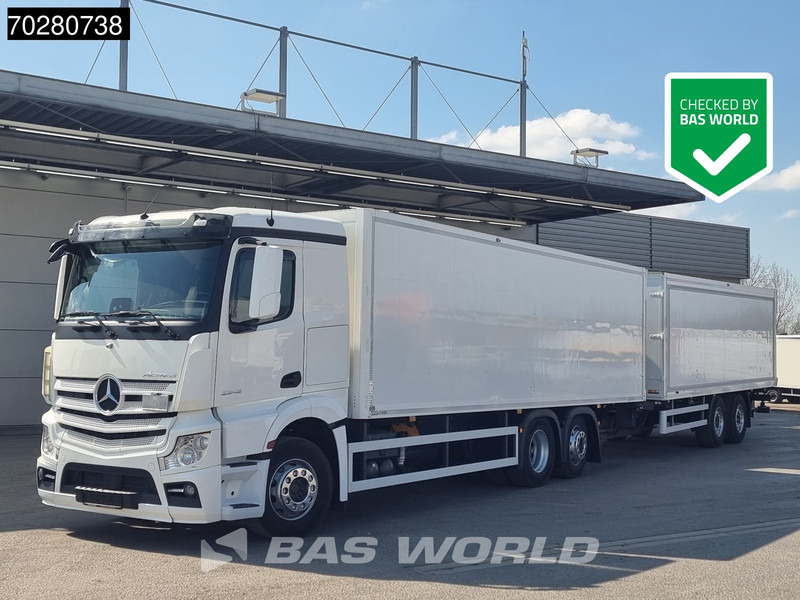 Mercedes-Benz Actros 2543 6X2 Combi Retarder ACC Navi Ladebordwand 360°camera Euro 6 - Refrigerator truck: picture 1 Mercedes-Benz Actros 2543 6X2 Combi Retarder ACC Navi Ladebordwand 360°camera Euro 6 - Refrigerator truck: picture 1