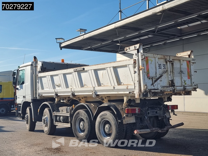 Tipper Mercedes-Benz Actros 4141 8X4 12m3 Meiller 2-way tipper steelsuspension Euro 4: picture 16