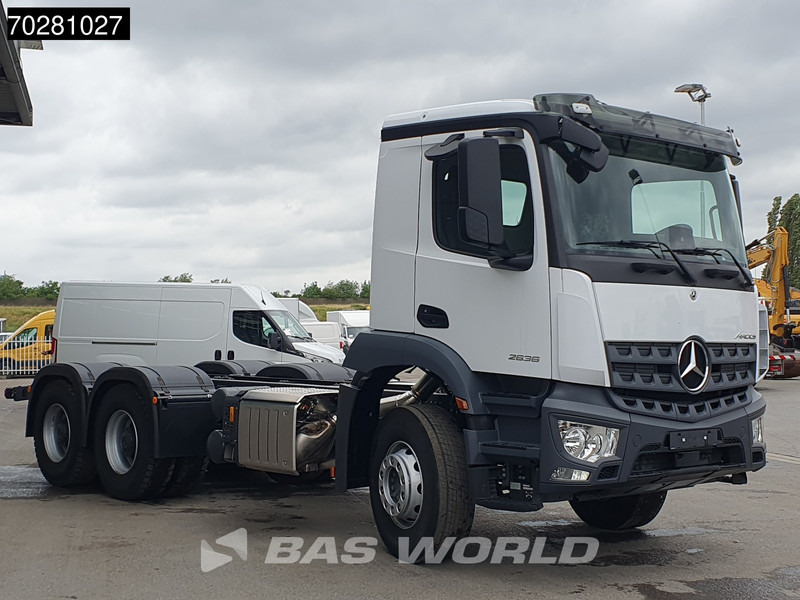 Mercedes-Benz Arocs 2636 6X4 NEW chassis Flywheel PTO Big-Axle Automatic Steelsuspension Euro 6 - Cab chassis truck: picture 3 Mercedes-Benz Arocs 2636 6X4 NEW chassis Flywheel PTO Big-Axle Automatic Steelsuspension Euro 6 - Cab chassis truck: picture 3