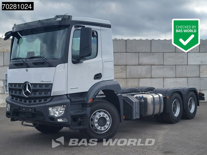 Mercedes-Benz Arocs 2636 6X4 NEW chassis Flywheel PTO Big-Axle Automatic Steelsuspension Euro 6 - Cab chassis truck: picture 1 Mercedes-Benz Arocs 2636 6X4 NEW chassis Flywheel PTO Big-Axle Automatic Steelsuspension Euro 6 - Cab chassis truck: picture 1