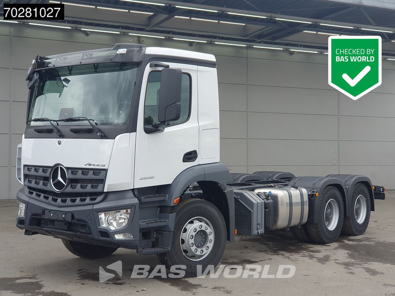 Mercedes-Benz Arocs 2636 6X4 NEW chassis Flywheel PTO Big-Axle Automatic Steelsuspension Euro 6 - Cab chassis truck: picture 1 Mercedes-Benz Arocs 2636 6X4 NEW chassis Flywheel PTO Big-Axle Automatic Steelsuspension Euro 6 - Cab chassis truck: picture 1