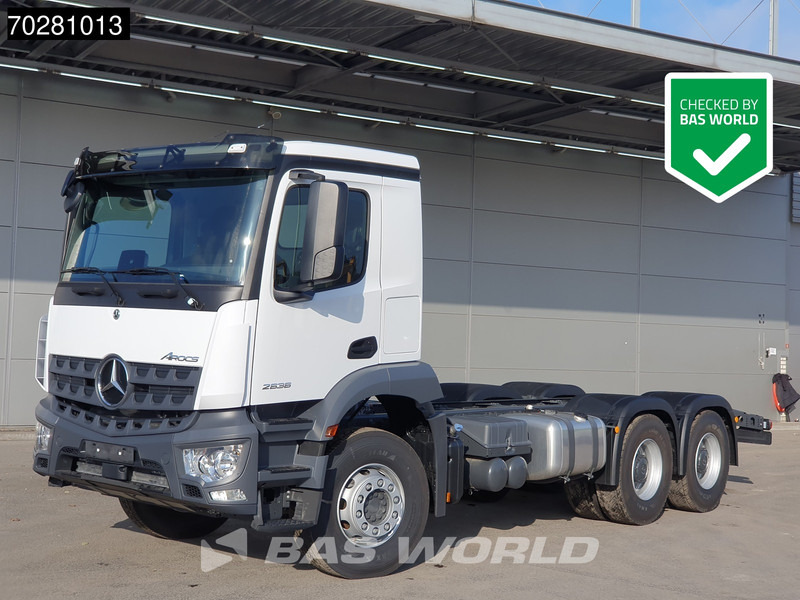 Mercedes-Benz Arocs 2636 6X4 NEW chassis Flywheel PTO Big-Axle Automatic Steelsuspension Euro 6 - Cab chassis truck: picture 1 Mercedes-Benz Arocs 2636 6X4 NEW chassis Flywheel PTO Big-Axle Automatic Steelsuspension Euro 6 - Cab chassis truck: picture 1