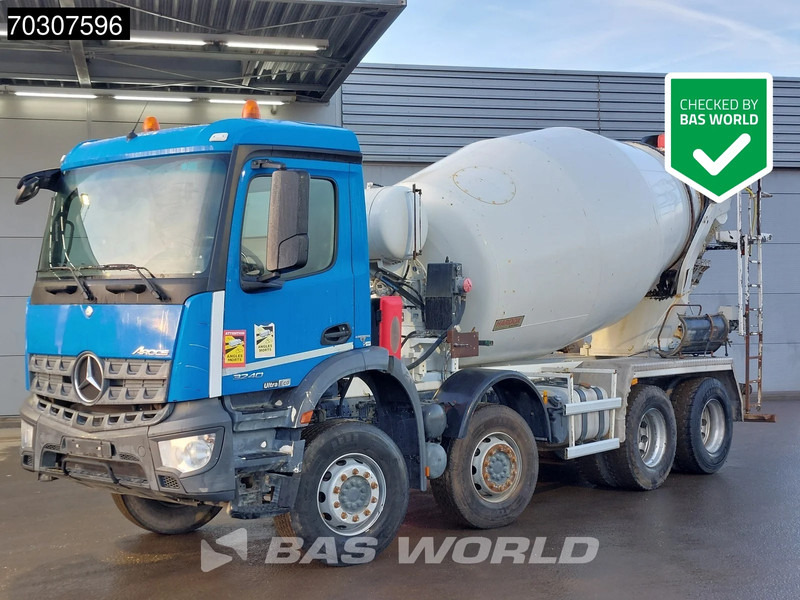 Mercedes-Benz Arocs 3240 8X4 9m3 Stetter AM 9/8FHCLL Steelsuspension Automatic Euro 6 - Concrete mixer truck: picture 1 Mercedes-Benz Arocs 3240 8X4 9m3 Stetter AM 9/8FHCLL Steelsuspension Automatic Euro 6 - Concrete mixer truck: picture 1