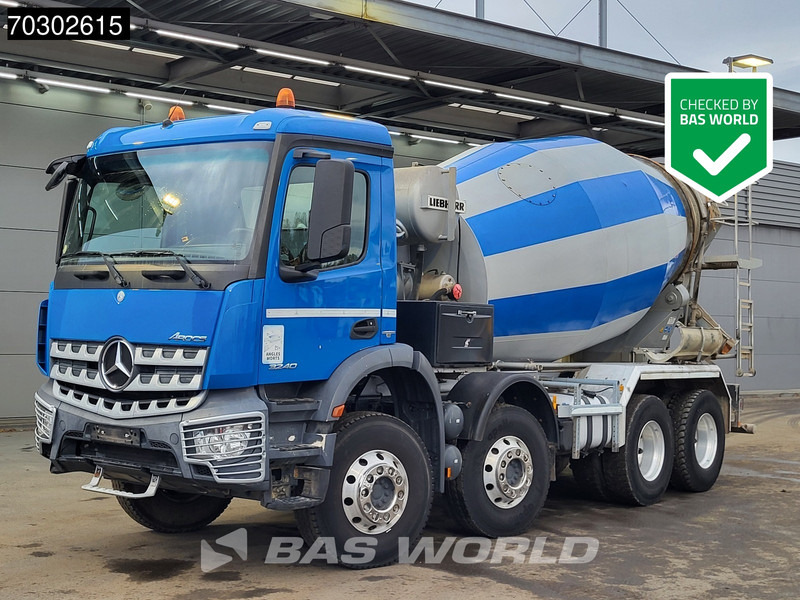 Mercedes-Benz Arocs 3240 8X4 Liebherr 9m3 Mixer Full Spring Euro 6 - Concrete mixer truck: picture 1 Mercedes-Benz Arocs 3240 8X4 Liebherr 9m3 Mixer Full Spring Euro 6 - Concrete mixer truck: picture 1