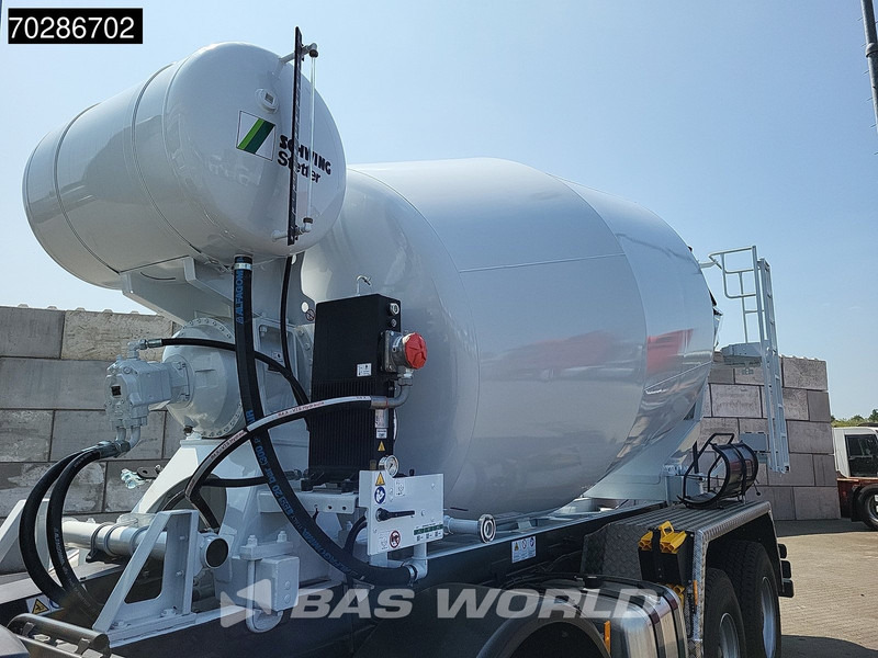 New Concrete mixer truck Mercedes-Benz Arocs 4145 8X4 NEW! 10m3 Schwing Stetter Mixer Manual Big-Axle Steel suspension Euro 3: picture 9 New Concrete mixer truck Mercedes-Benz Arocs 4145 8X4 NEW! 10m3 Schwing Stetter Mixer Manual Big-Axle Steel suspension Euro 3: picture 9