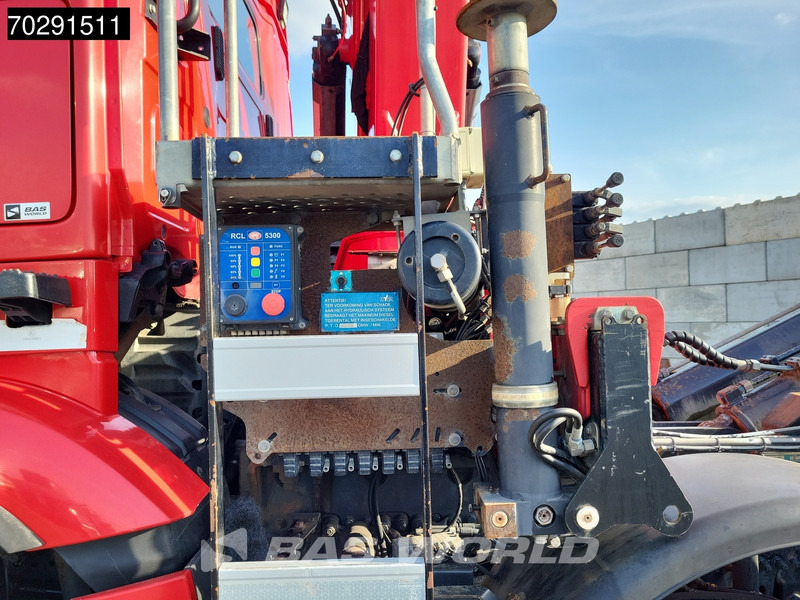 Hook lift truck, Crane truck Mercedes-Benz Arocs 4145 8X4 NL-Truck HMF RCL 5300 Crane Hyva 26-51-S Hooklift Steelsuspension Big-Axle Automatic Euro 6: picture 16