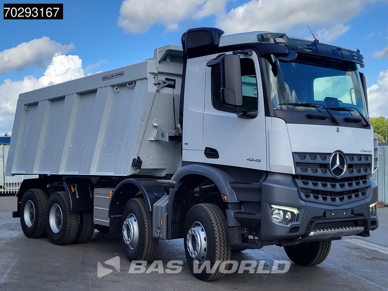 New Tipper Mercedes-Benz Arocs 4145 8X4 New! 22m3 Meiller Kipper Big-Axle Steelsuspension Manual Euro 3: picture 7