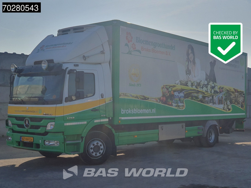 Mercedes-Benz Atego 1218 Atego 4X2 12t NL-Truck Mitsubishi TDJ430D cooler 1500kg Ladebordwand Euro 5 - Refrigerator truck: picture 1 Mercedes-Benz Atego 1218 Atego 4X2 12t NL-Truck Mitsubishi TDJ430D cooler 1500kg Ladebordwand Euro 5 - Refrigerator truck: picture 1