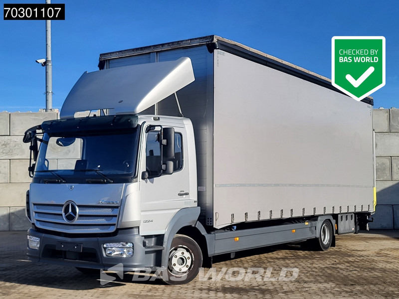 Mercedes-Benz Atego 1224 4X2 12tonner 280cm height box 1500kg Ladebordwand Automatic Euro 6 - Curtainsider truck: picture 1 Mercedes-Benz Atego 1224 4X2 12tonner 280cm height box 1500kg Ladebordwand Automatic Euro 6 - Curtainsider truck: picture 1