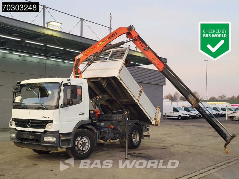 Mercedes-Benz Atego 1624 4X2 Palfinger PK10000 Kran Crane Manual Steelsuspension Euro 4 - Tipper, Crane truck: picture 1 Mercedes-Benz Atego 1624 4X2 Palfinger PK10000 Kran Crane Manual Steelsuspension Euro 4 - Tipper, Crane truck: picture 1