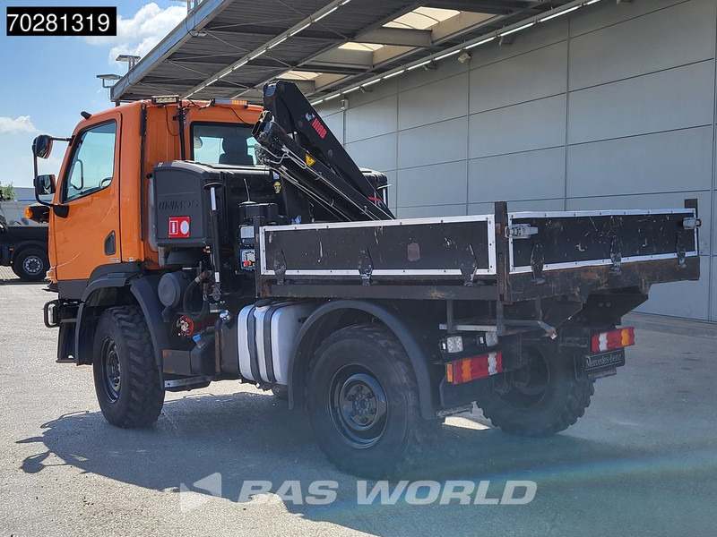 Dropside/ Flatbed truck, Crane truck Mercedes-Benz U20 4X4 Hiab 022D-3 HIDUO Kran Crane Hydraulic Euro 5: picture 9