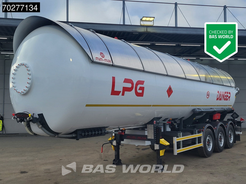 Mim-Mak LPG TRANSPORT TANK 3 axles NEW 48m3 Liftachse Gas ADR - Tank semi-trailer: picture 1 Mim-Mak LPG TRANSPORT TANK 3 axles NEW 48m3 Liftachse Gas ADR - Tank semi-trailer: picture 1