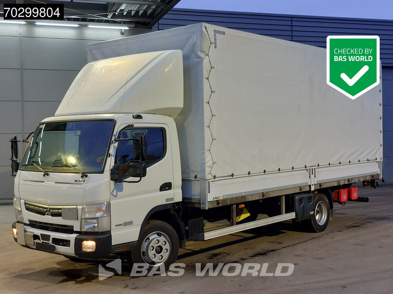 Mitsubishi Fuso 7C 18 4X2 8tonner Curtainsider 1000kg Ladebordwand Automatic Euro 6 - Curtainsider truck: picture 1 Mitsubishi Fuso 7C 18 4X2 8tonner Curtainsider 1000kg Ladebordwand Automatic Euro 6 - Curtainsider truck: picture 1