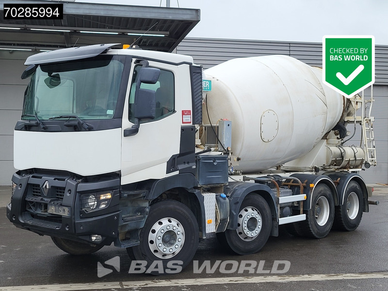 Renault C 430 8X4 9m3 IMER Mixer Big-Axle Steelsuspension Automatic Euro 6 - Concrete mixer truck: picture 1 Renault C 430 8X4 9m3 IMER Mixer Big-Axle Steelsuspension Automatic Euro 6 - Concrete mixer truck: picture 1