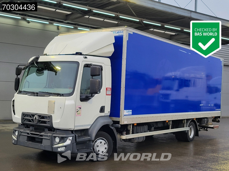 Renault D 210 4X2 12tonner 1500kg Ladebordwand Automatic Airco ACC Euro 6 - Box truck: picture 1 Renault D 210 4X2 12tonner 1500kg Ladebordwand Automatic Airco ACC Euro 6 - Box truck: picture 1