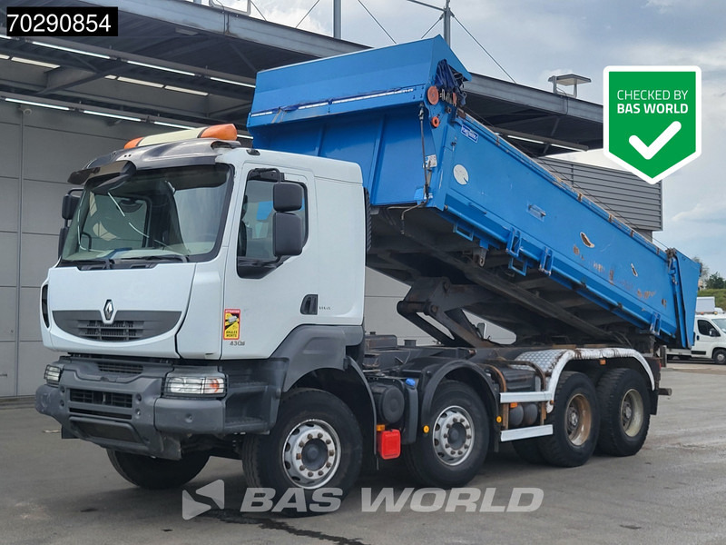 Renault Kerax 430 8X4 15m3 Forez Bennes Tipper 3-sides Steelsuspension Big-Axle Automatic Euro 5 - Tipper: picture 1 Renault Kerax 430 8X4 15m3 Forez Bennes Tipper 3-sides Steelsuspension Big-Axle Automatic Euro 5 - Tipper: picture 1