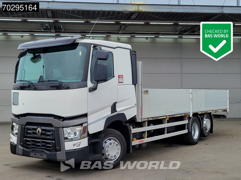 Renault T 440 6X2 750cm box Lift-Axle Automatic ADR Euro 6 - Dropside/ Flatbed truck: picture 1 Renault T 440 6X2 750cm box Lift-Axle Automatic ADR Euro 6 - Dropside/ Flatbed truck: picture 1