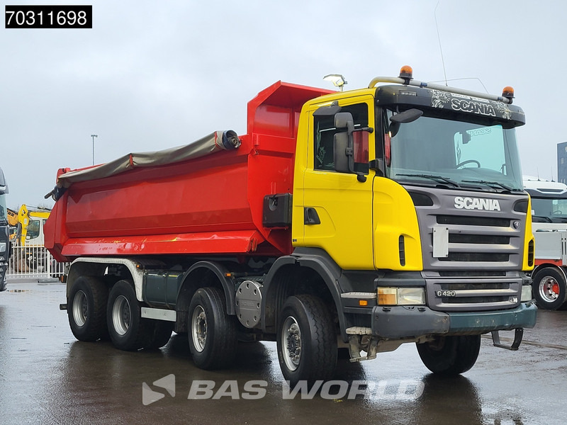 Tipper Scania G420 G 8X6 8x6 18m3 KH Kipper Steel suspension Big-Axle Euro 4: picture 7