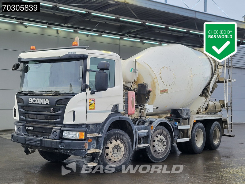 Scania P410 8X4 9m3 Stetter mixer Steel suspension Automatic Euro 6 - Concrete mixer truck: picture 1 Scania P410 8X4 9m3 Stetter mixer Steel suspension Automatic Euro 6 - Concrete mixer truck: picture 1
